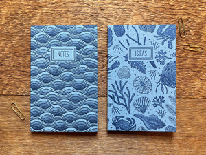 Ocean & Coastal Pocket Notebook Set