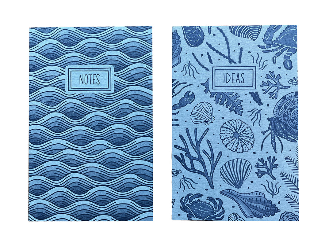 Ocean & Coastal Pocket Notebook Set