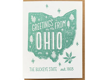 Greetings from Ohio Card
