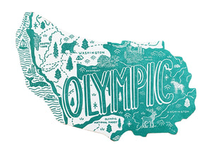Coastal Navigation Embroidery - Olympic National Park (U.S.