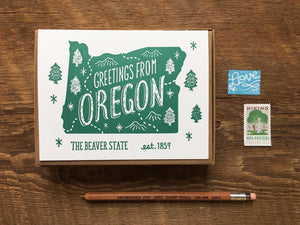 Greetings from Oregon Card