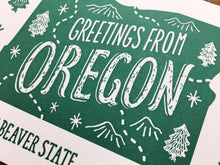Greetings from Oregon Card