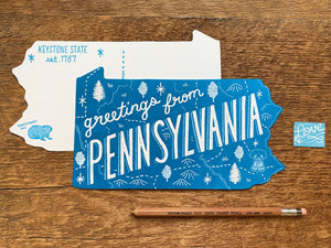 Greetings from Pennsylvania Postcard