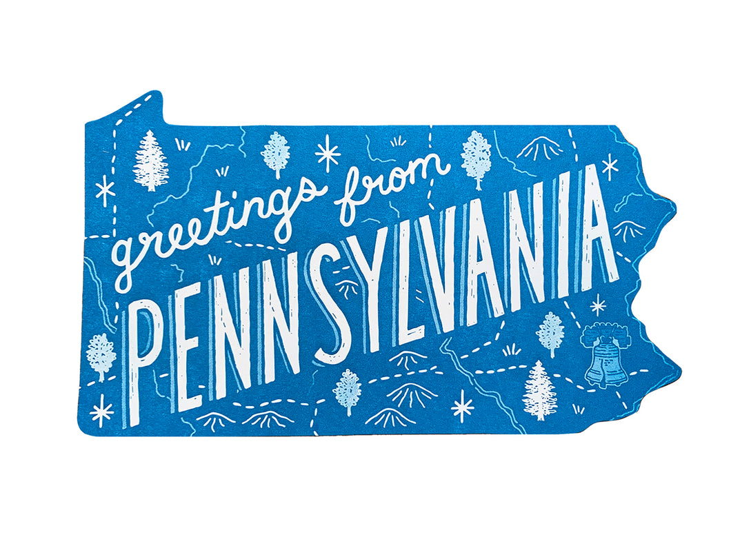 Greetings from Pennsylvania Postcard
