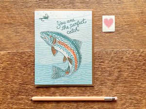 Perfect Catch Greeting Card