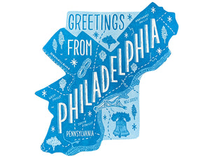 Greetings from Philadelphia Postcard