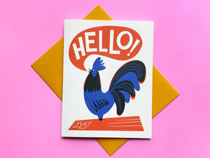 Hello! Rooster, Single Card
