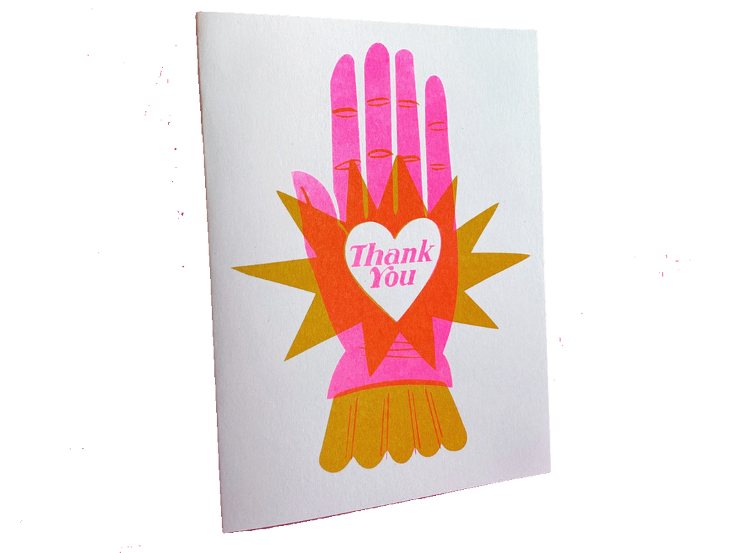 Helping Hand Thank You, Single Card