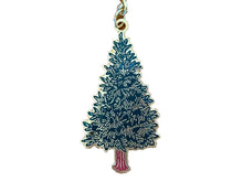 Pine Tree Enamel Keychain