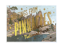 Pinnacles National Park Foil Postcard