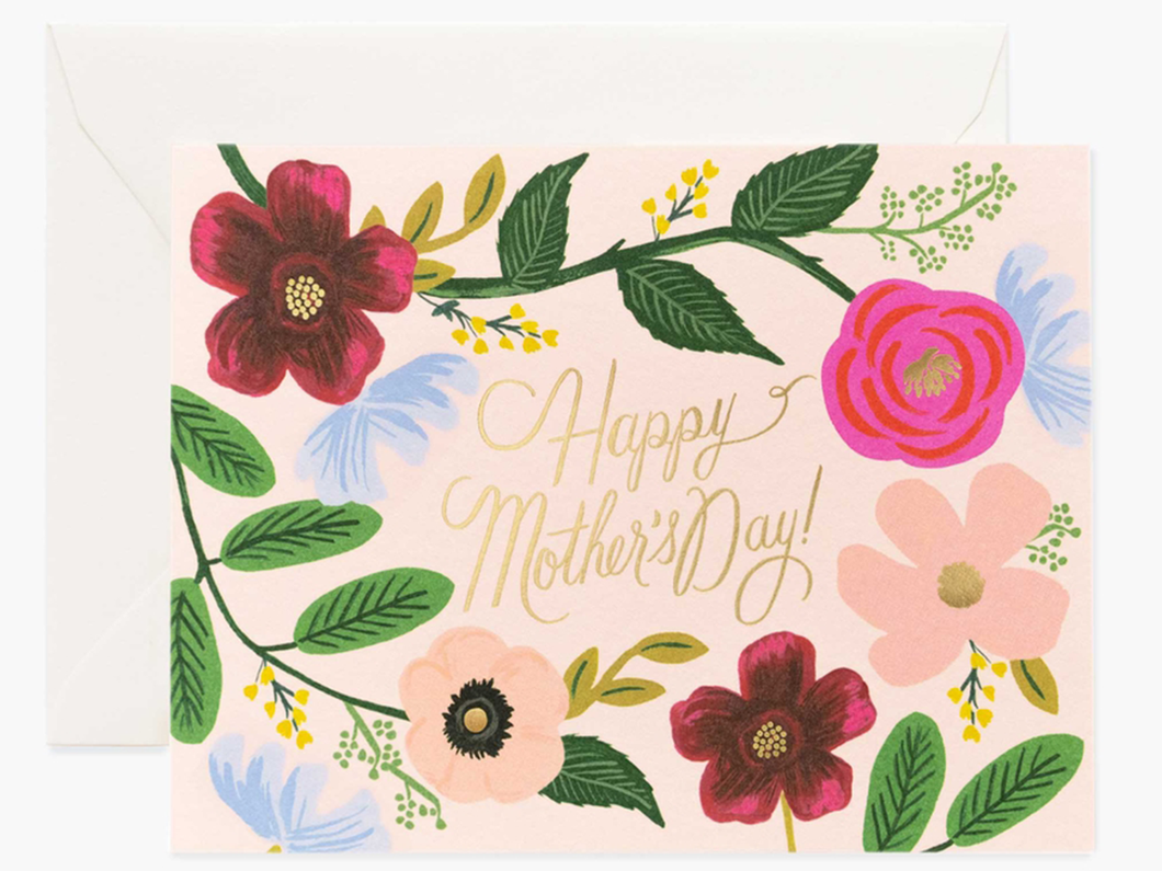Wildflowers Mother's Day, Single Card