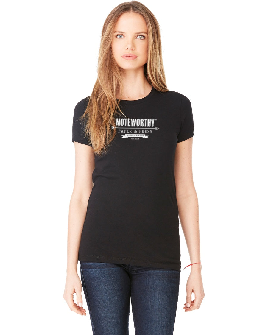 Noteworthy Logo T-Shirt, Black