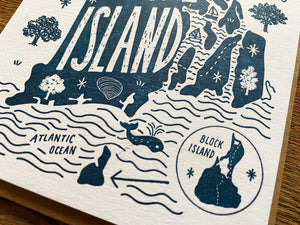 Greetings from Rhode Island Card