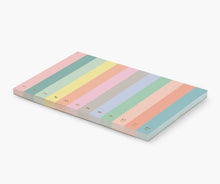 Numbered Color Block Notepad