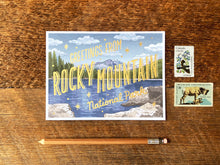 Greetings from Rocky Mountain National Park Foil Postcard