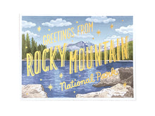 Greetings from Rocky Mountain National Park Foil Postcard