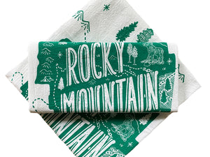 Rocky Mountain National Park Tea Towel