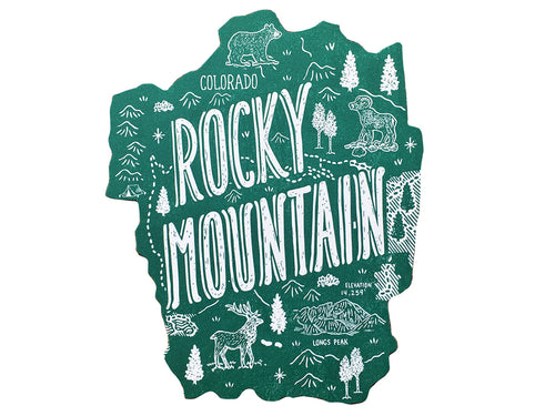 Rocky Mountain National Park  Postcard