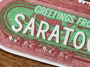 Saratoga Race Track Postcard