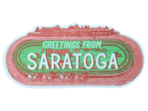 Saratoga Race Track Postcard