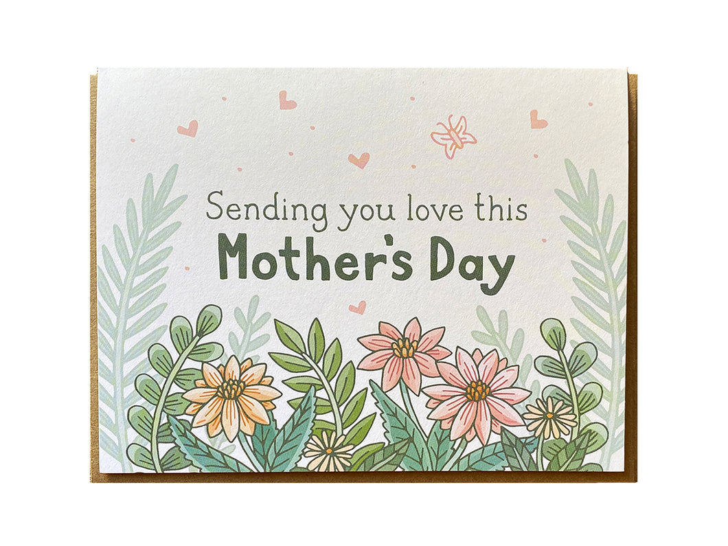 Sending Love Mom Greeting Card