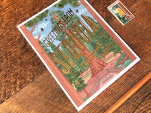 Sequoia National Park Foil Postcard