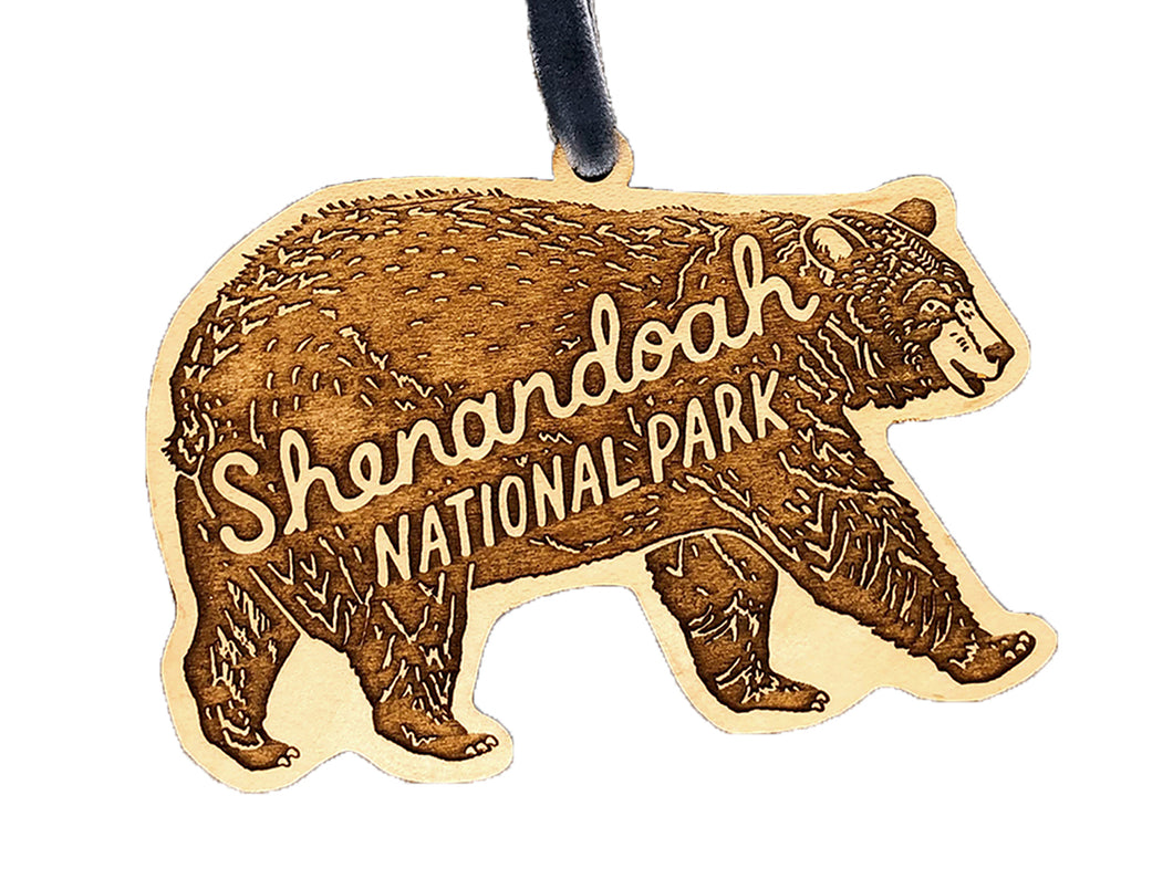 Shenandoah Black Bear Ornament