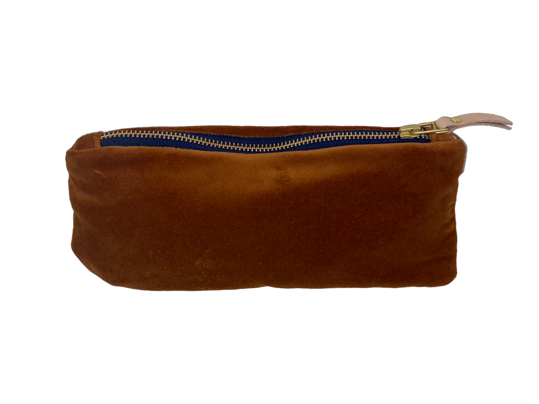 Velvet Zipper Bag, 3 Patterns