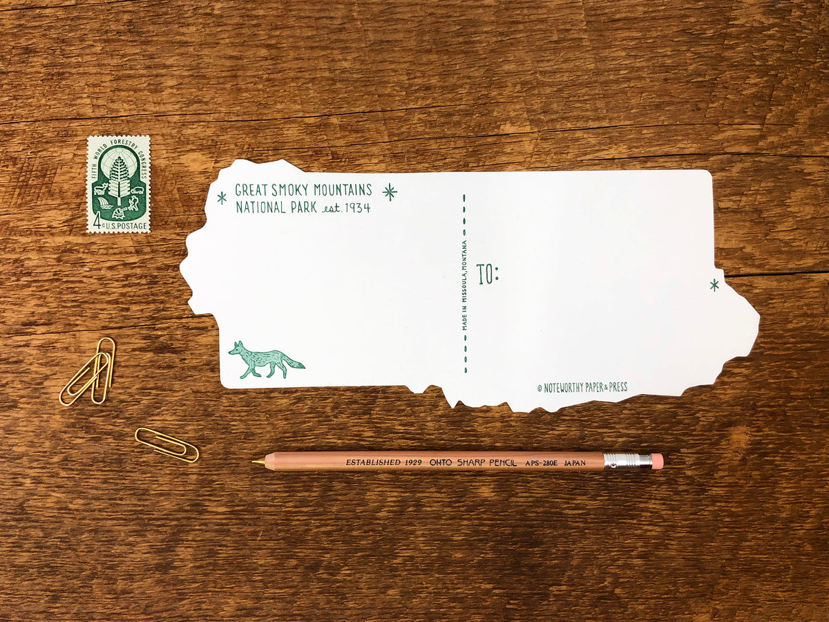 Great Smoky Mountains National Park Postcard – Noteworthy Paper & Press