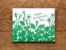 St. Patrick's Day Shamrocks Greeting Card