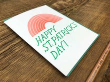 St. Patrick's Day Rainbow Greeting Card