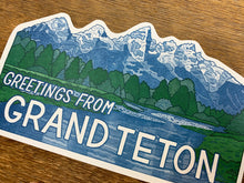 Grand Teton Scenic Postcard