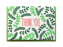 Leaves Thank You Greeting Card