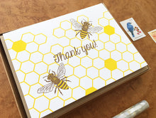 Honey Bees Thank You Greeting Card