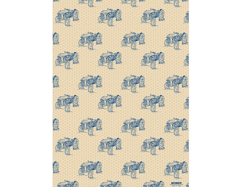 Antique Tractor Gift Wrap, Single Sheet