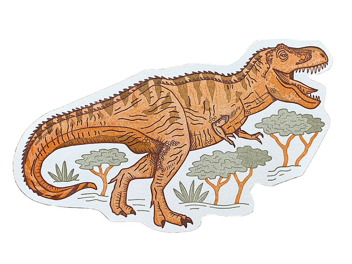 T-Rex Postcard – Noteworthy Paper & Press