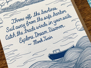 Twain Quote Greeting Card