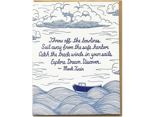 Twain Quote Greeting Card