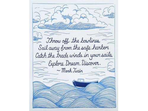 Twain Quote Art Print