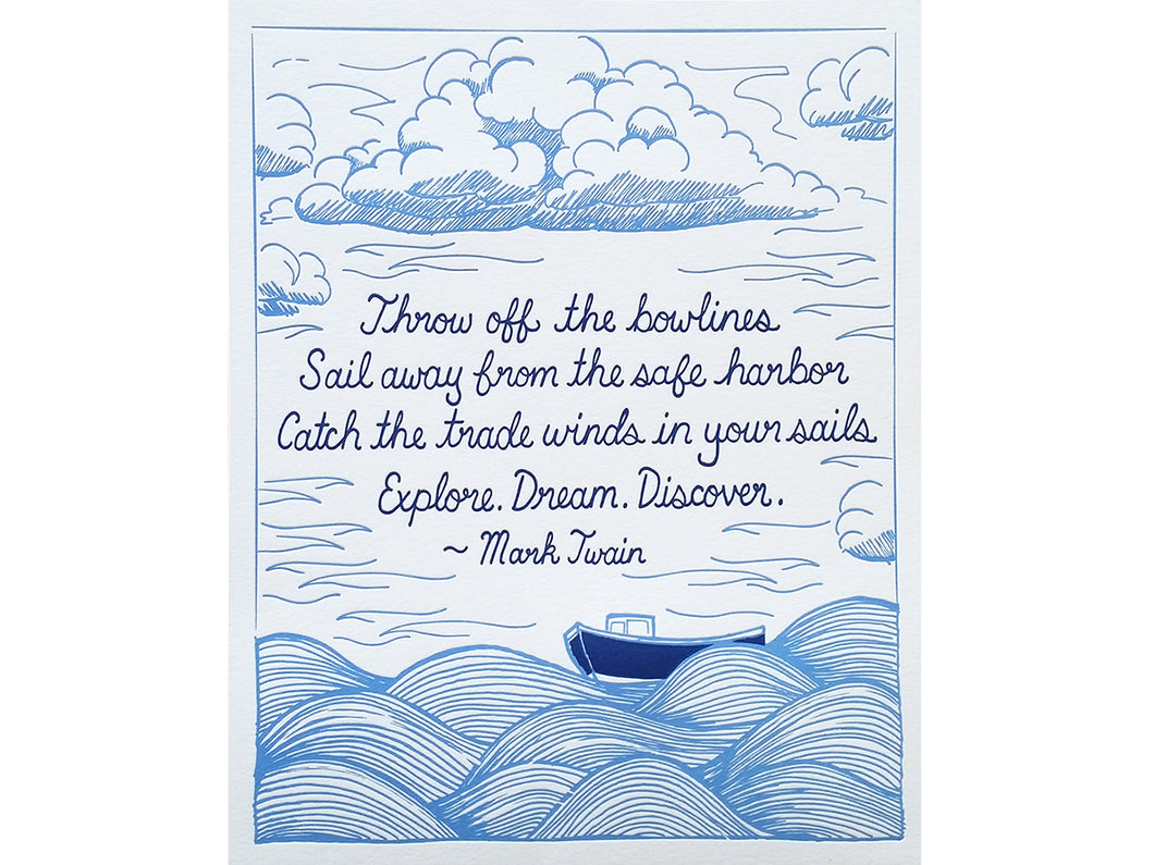 Twain Quote Art Print