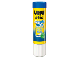 UHU Glue Stick, Magic Blue