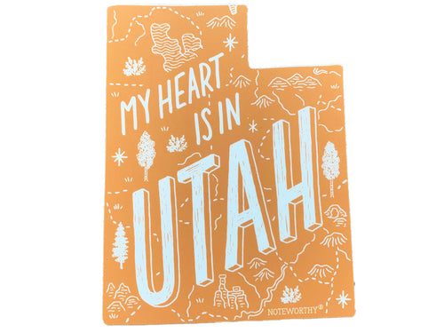 Utah State Sticker