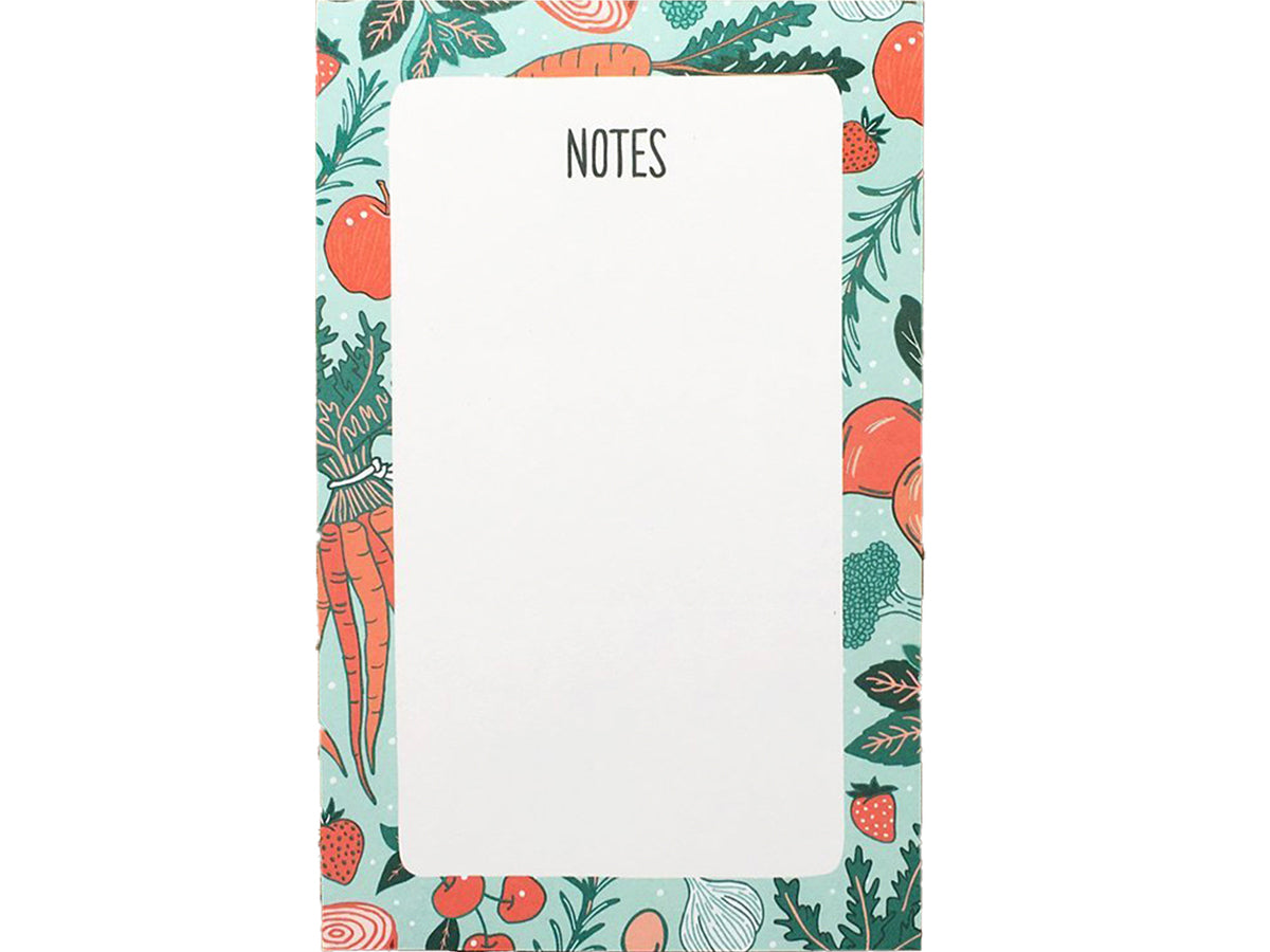 Vegetable Notelets Fruit & Veggies Pocket Notepad – Noteworthy Paper & Press