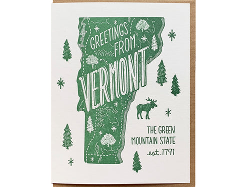 Greetings from Vermont Card