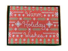 Warm Holiday Wishes Greeting Card