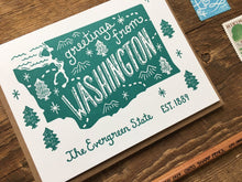 Greetings from Washington Card