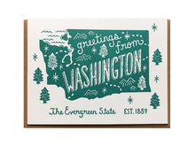 Greetings from Washington Card