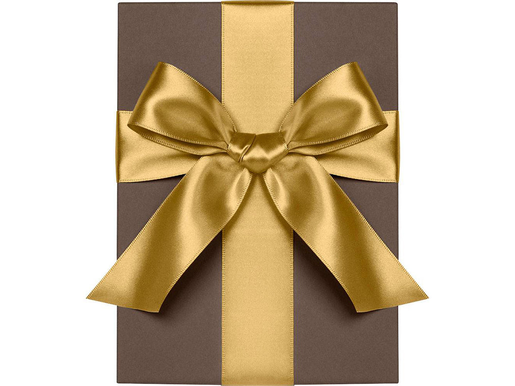 Satin Ribbon, Antique Gold