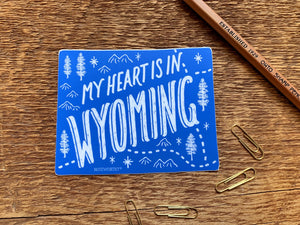 Wyoming State Sticker