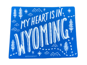 Wyoming State Sticker